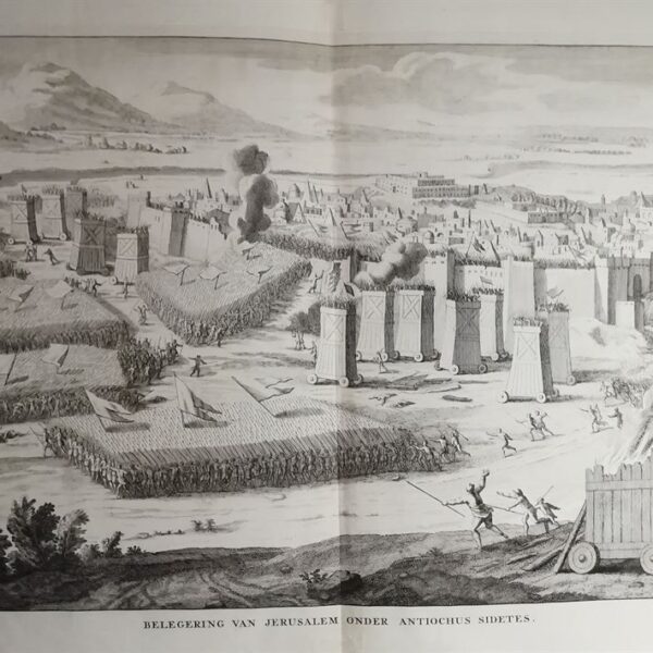 Assedio di Gerusalemme, acquaforte 1650 ca