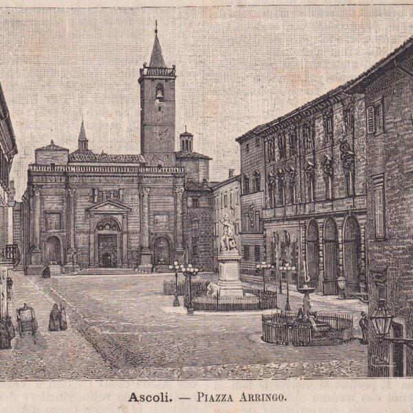 Ascoli, Piazza Arringo, 1890