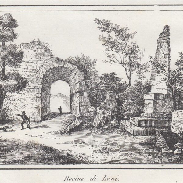 Rovine di Luni, La Spezia, 1837