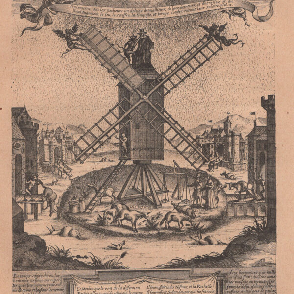 Il Mulino del Dissenso, xilografia dell'800