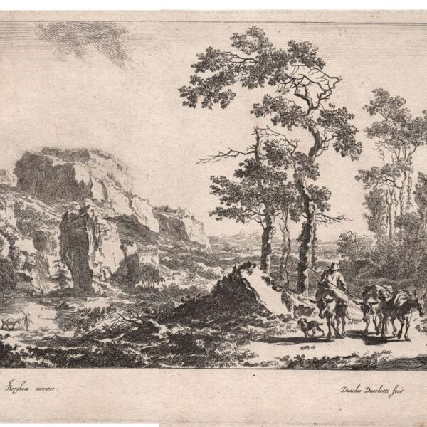 Danker Dankerts, Berchem, Paesaggio montano