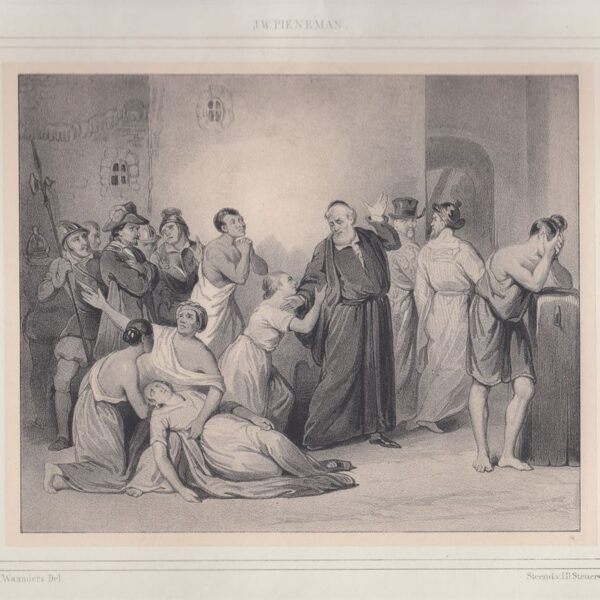 Il Sacrificio del rev. Hambroeck, 1845