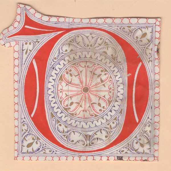 Capolettera del XV-XVI secolo