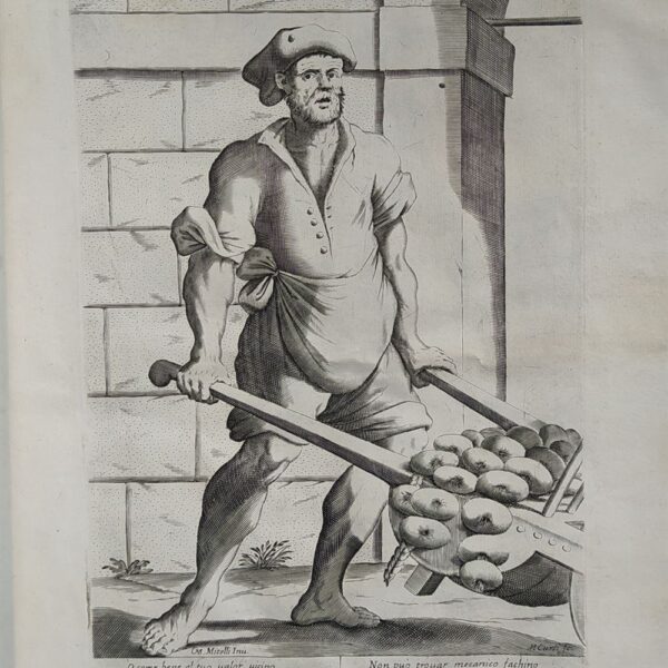 Mitelli Giuseppe Maria, Arti e Mestieri per la via, Venditore di cipolle, Cipollaro, 1660