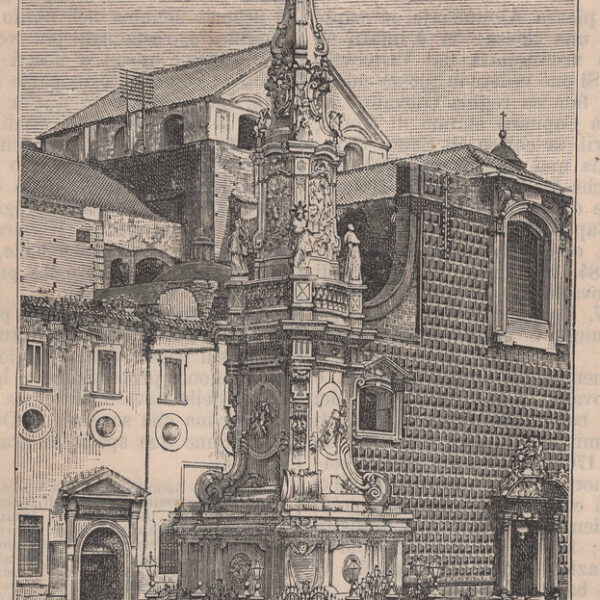 Napoli, Piazza Trinità Maggiore, 1890