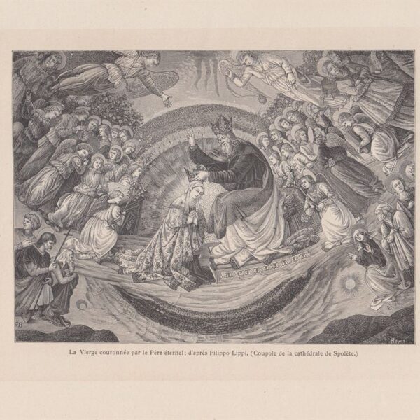 La Vergine incoronata da Dio, da Filippo Lippi
