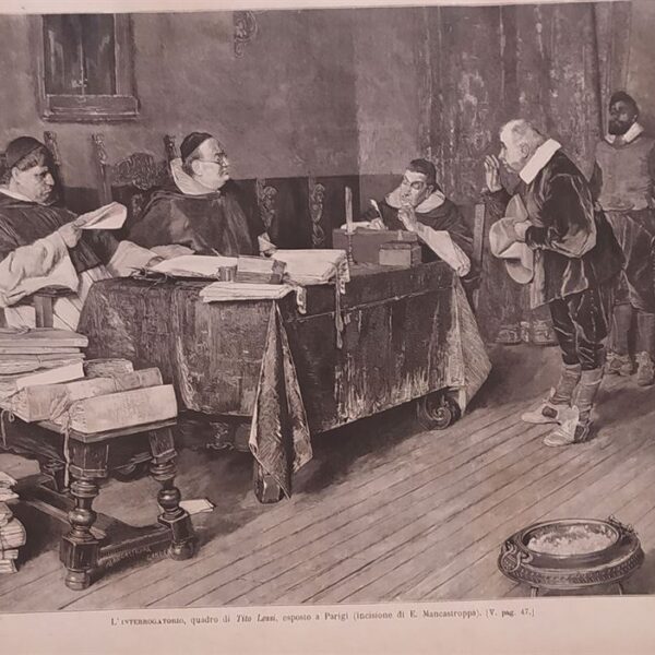 L'Interrogatorio quadro di Tito Lessi, 1886