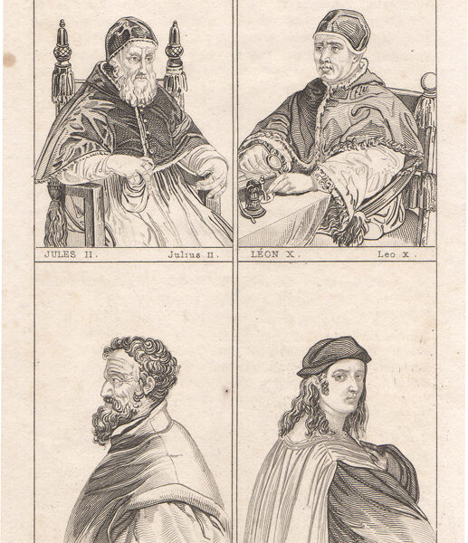 Giulio II, Leone X..., 1835