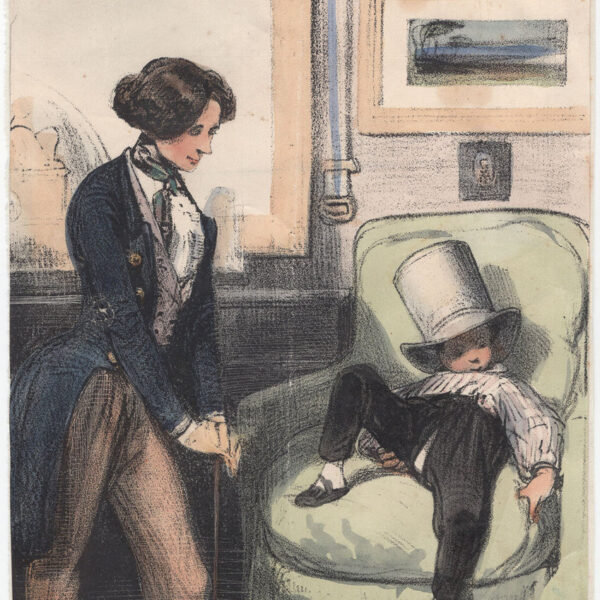 Scena umoristica, 1850