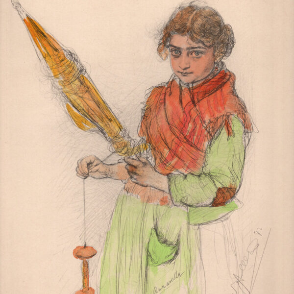 Wilhelm Allers, Filatrice, 1890