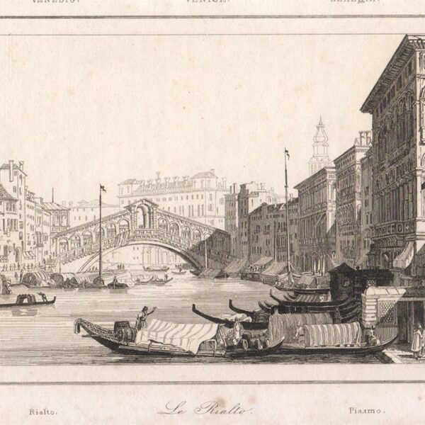 Venezia, Rialto, 1835