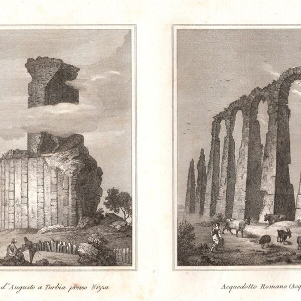 Nizza, Trofeo di Augusto a Turbia presso Nizza, 1835 *2994