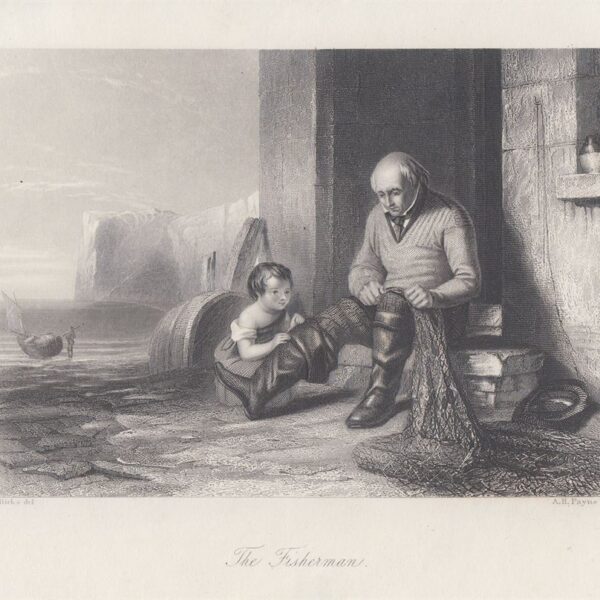 Il Pescatore, A.H.Paynes, 1850