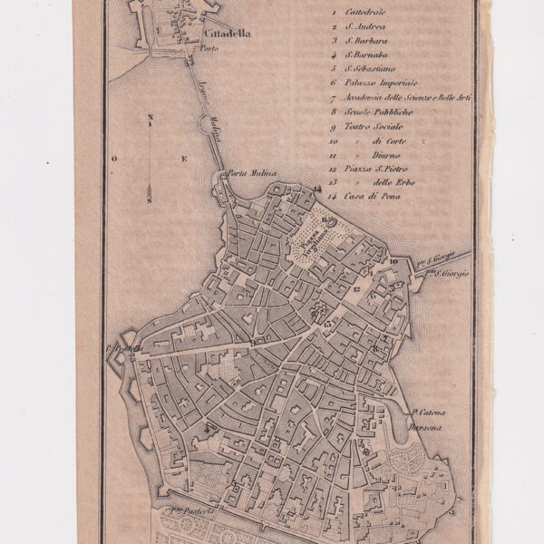 Mappa di Mantova, 1873