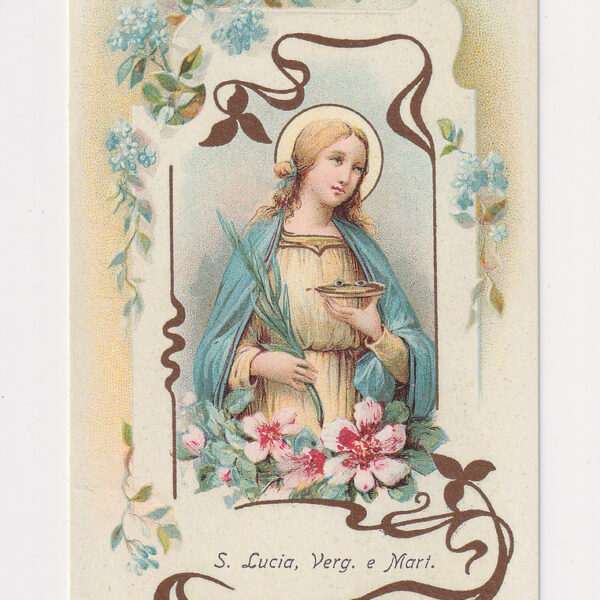 S.Lucia, Santino del XX sec.