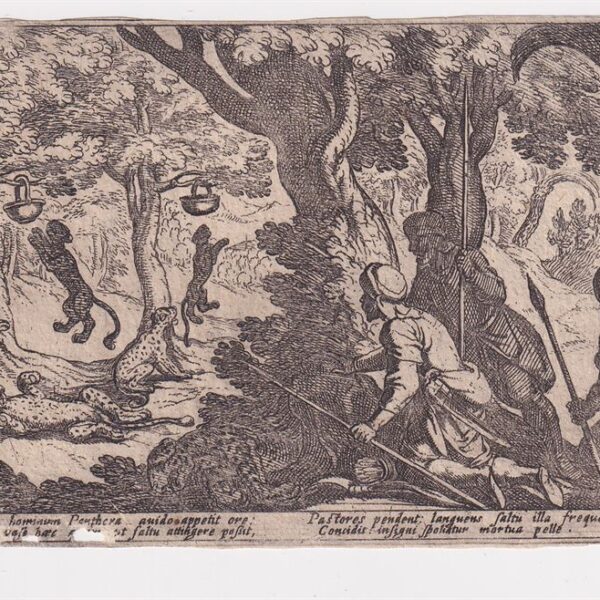 Antonio Tempesta Caccia al Leopardo, 1590
