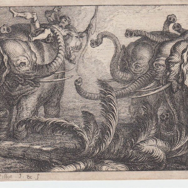 Claude Gillot, Elefenti, 1700