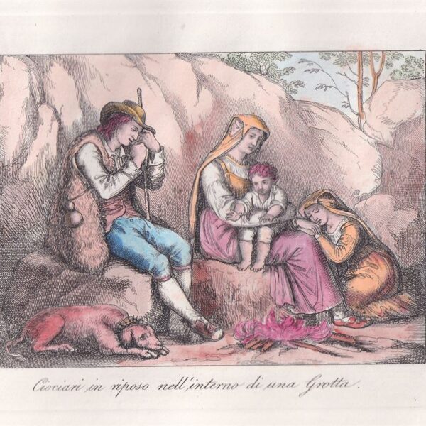 Pinelli, Ciociari in riposo, 1820