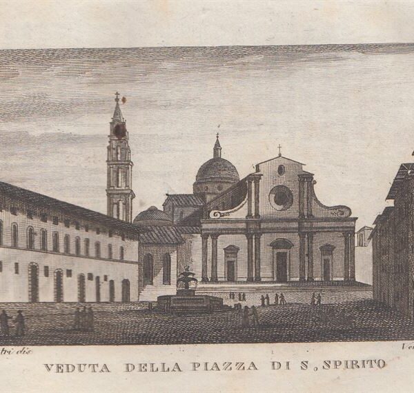Piazza di S.Spirito, Firenze, 1826