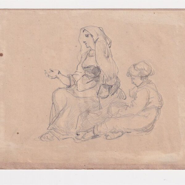 Consalvo Carelli, Donna con bambino