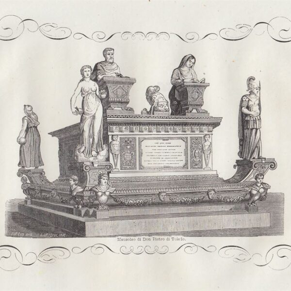 Napoli, Mausoleo di Don Pietro di Toledo, 1855