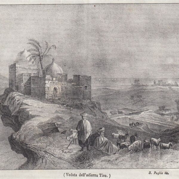 Tiro, Libano, 1842