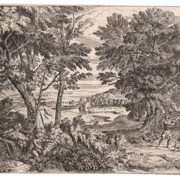 Francisque, Paesaggio fluviale, 1650