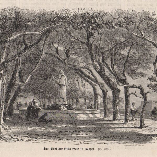 Napoli, Villa Comunale, 1860