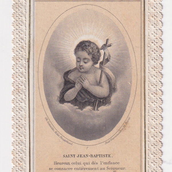 San Giovanni Battista, canivet, 1830-50