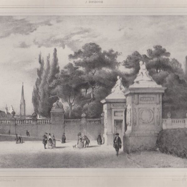 Ingresso del parco, J.Bosboom, 1845