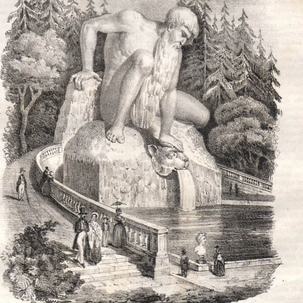 Firenze, Statua a Pratolino, 1842