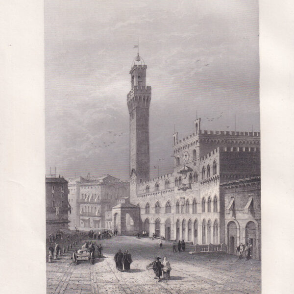 Siena, Piazza del Duomo, 1856