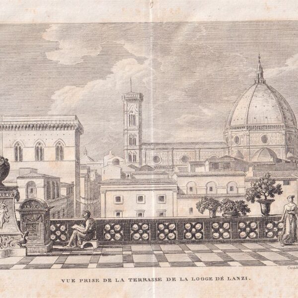 Firenze, Loggia dei Lanzi, 1819
