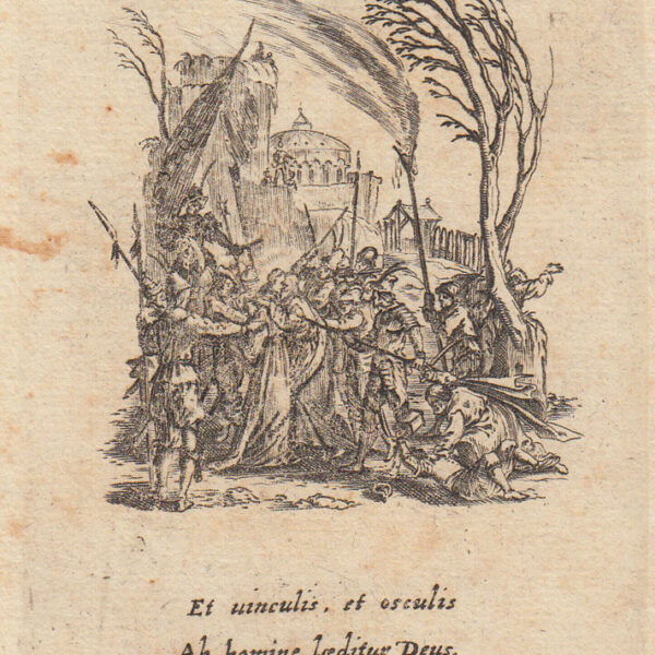 Il bacio di Giuda, da Jacques Callot (1592-1635 ) - La Piccola Passione