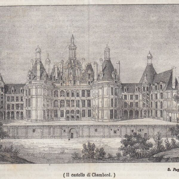 Castello di Chambord, Francia, 1843