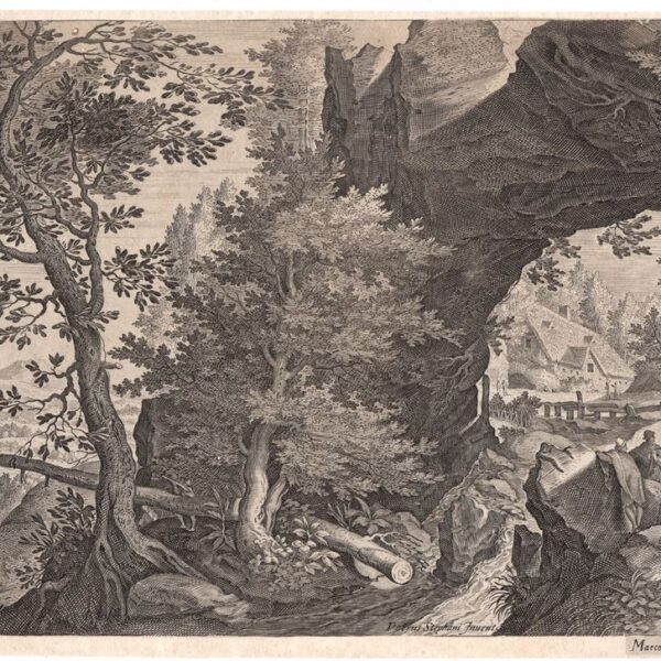 Marco Sadeler, Petrus Stephani, Paesaggio montano, XVII