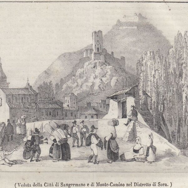 Sangermano, Montecassino, Sora, 1836