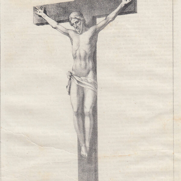 Crocifisso, Michelangelo Naccherino, 1838
