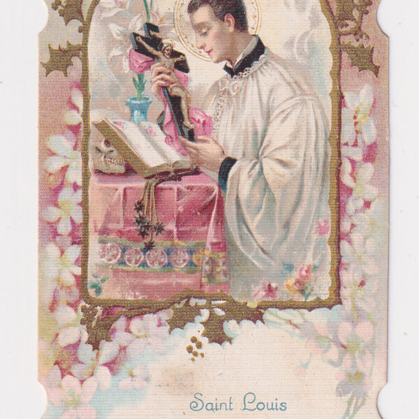 S.Luigi di Gonzaga, Santino del XX sec.