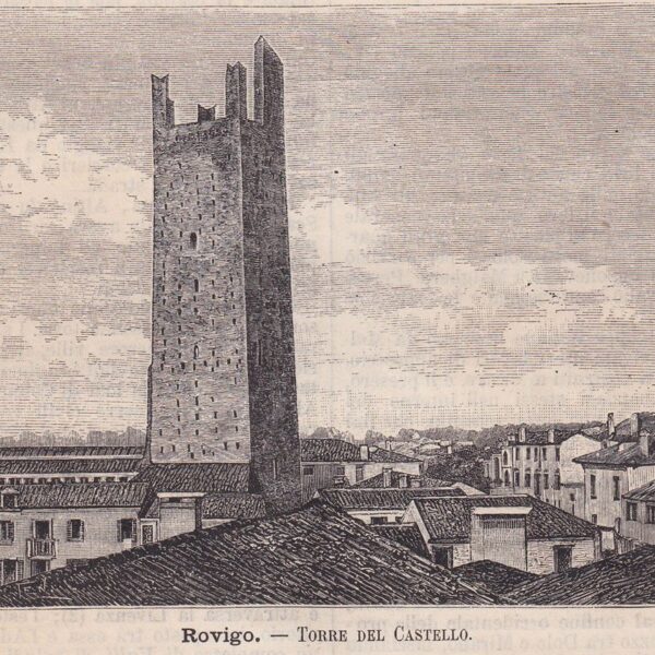 Rovigo, Torre del Castello, 1890