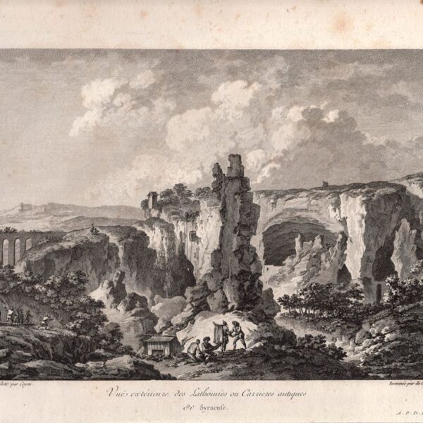 Siracusa, Tombe antiche, Latomie, Saint-Non, 1786