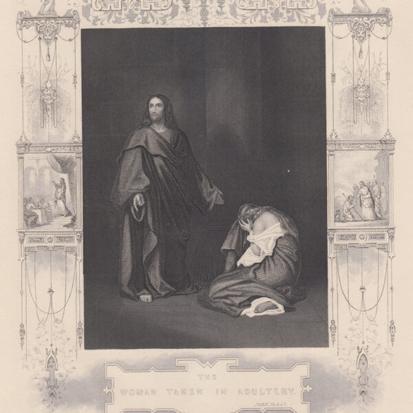 Gesù e l'adultera 1830-1850