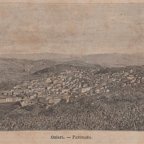 Ozieri, Panorama, 1890