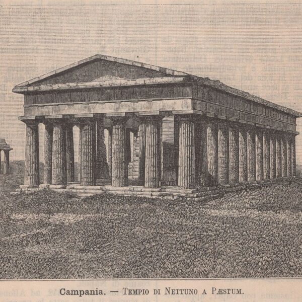 Tempio di Nettuno a Paestum, 1890