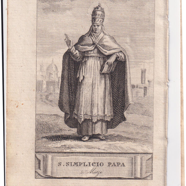 S.Simplicio Papa, 1797