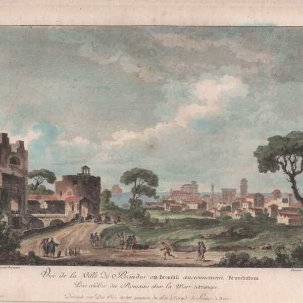 Brindisi, Veduta della Città, Saint-Non, 1781