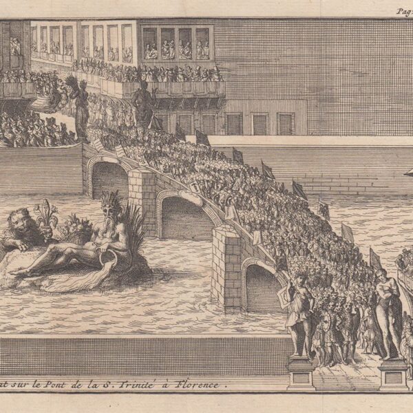 Firenze, Ponte della S.Trinità, 1707