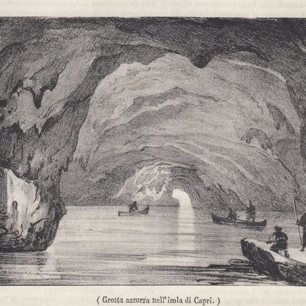 Capri, Grotta Azzurra, 1841