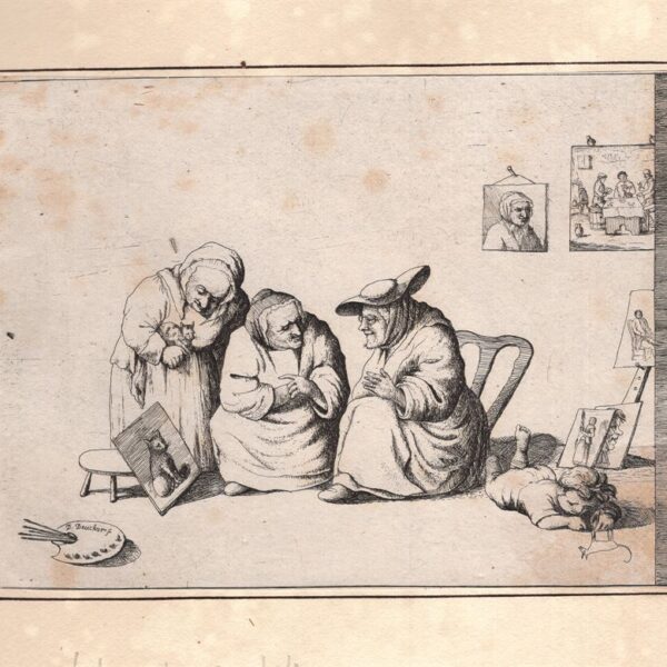 David Deuchar (1743-1808), Intenditori di pittura, da A.Ostade