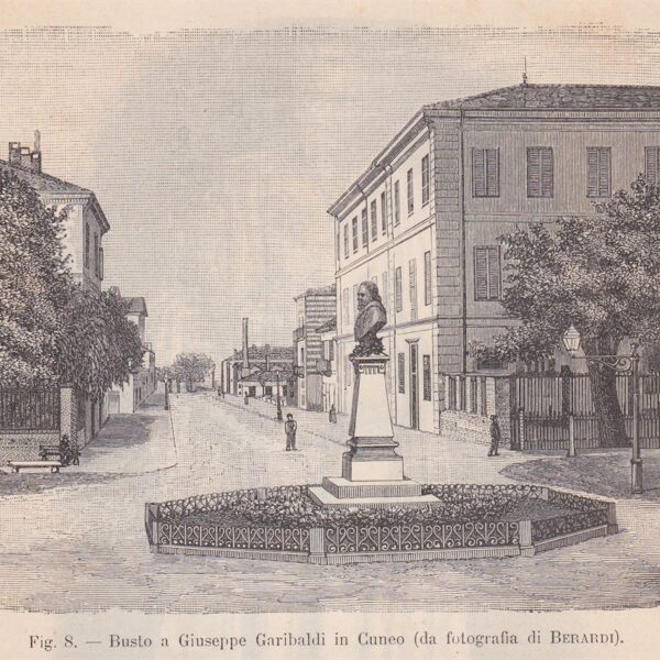 Cuneo, Busto a Garibaldi, 1890